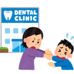 歯医者さんで子供の歯の予